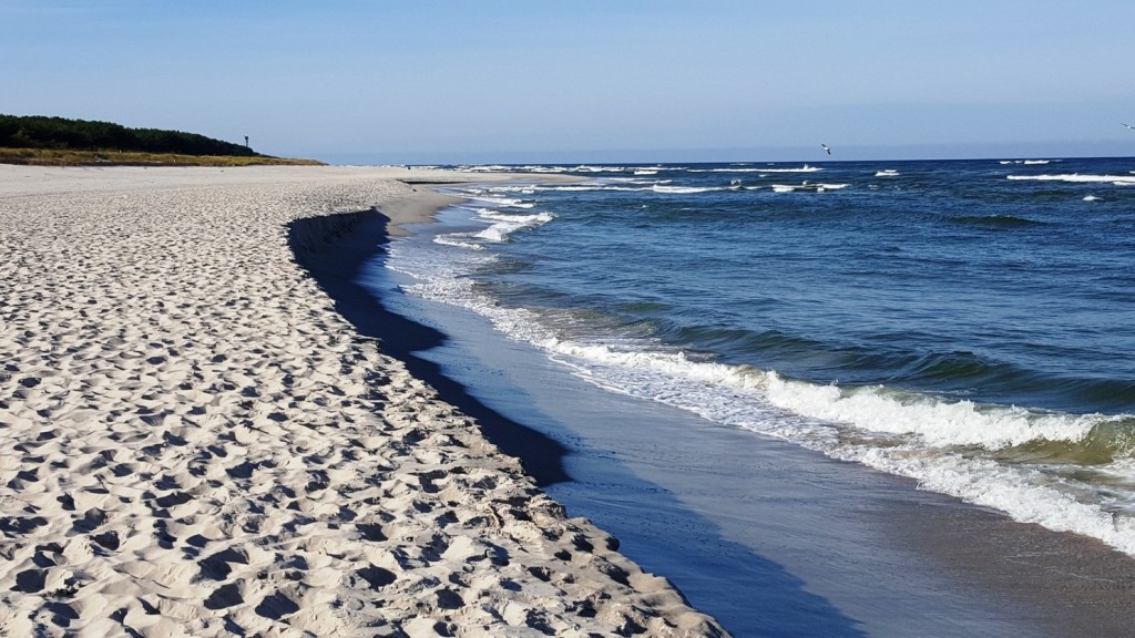 Plaża Hel Otwarte Morze październik 2015